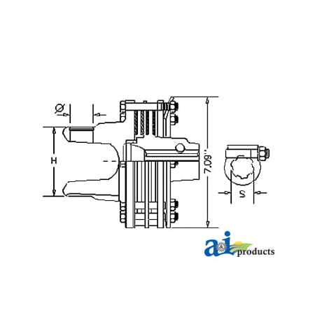 A & I Products FV42 Clutch Assembly 0" x0" x0" A-BP6DG448003